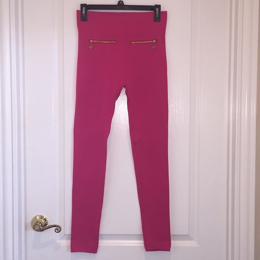 Hot pink leggings